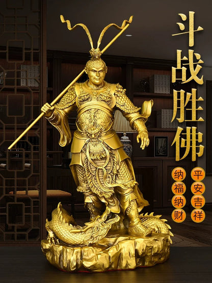 吉庆系列 · 纯铜斗战胜佛摆件