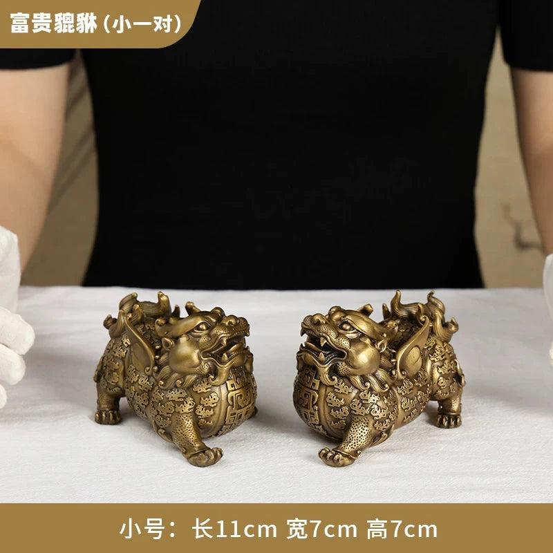 纳福系列 · 纯铜富贵貔貅