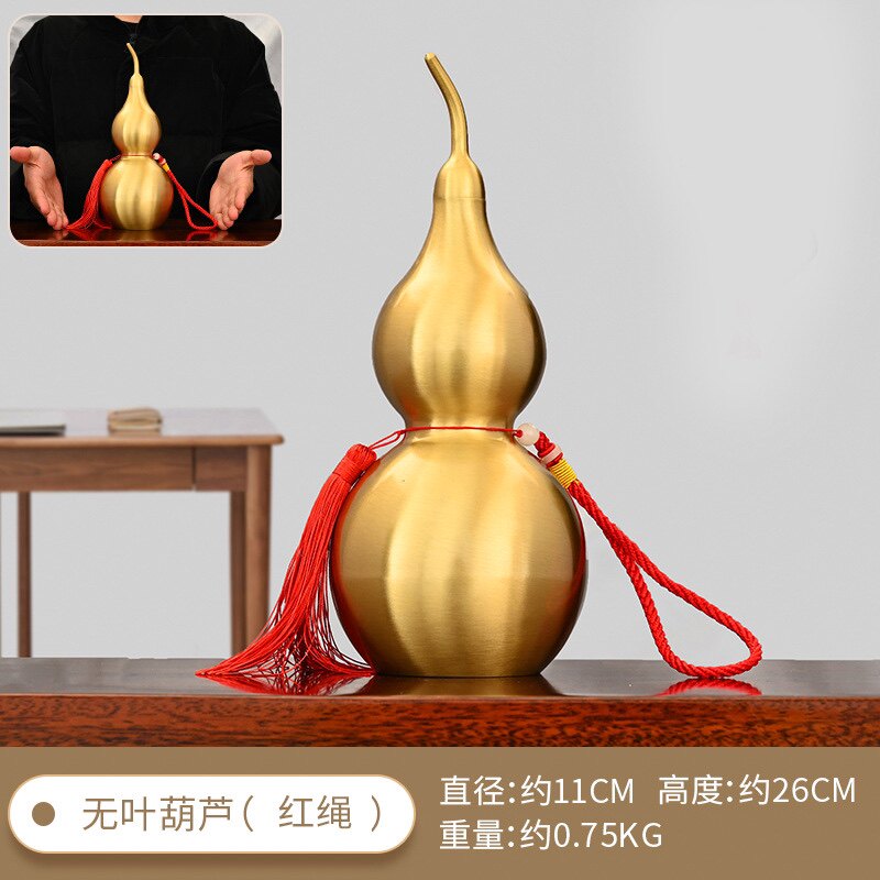 纳福系列 · 纯铜铜葫芦摆件